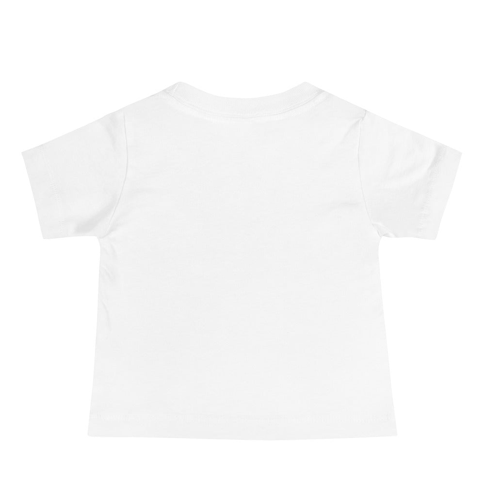 Baby Short Tee - White - Back